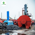 Planta de destilación usada de la refinería de petróleo de la basura sucia 10kg a 25T a diesel